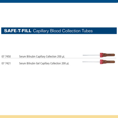 Safe-T-Fill® Capillary Blood Collection Tube, 10.8 x 46.6 mm, 200 µL, 1 Bag of 50 (Laboratory Glassware and Plasticware) - Img 2