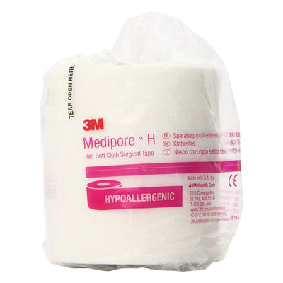 3M™ Medipore™ H Cloth Medical Tape, 3 Inch x 10 Yard, White, 1 Roll (General Wound Care) - Img 4