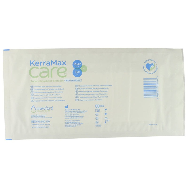 KerraMax Care® Super Absorbent Dressing, 4 x 9 Inch, 1 Carton of 10 (Advanced Wound Care) - Img 2