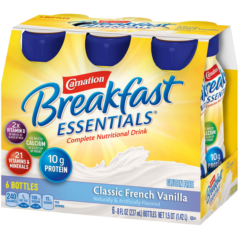 Carnation Breakfast Essentials® Vanilla Oral Supplement, 8 oz. Bottle, 1 Each (Nutritionals) - Img 6