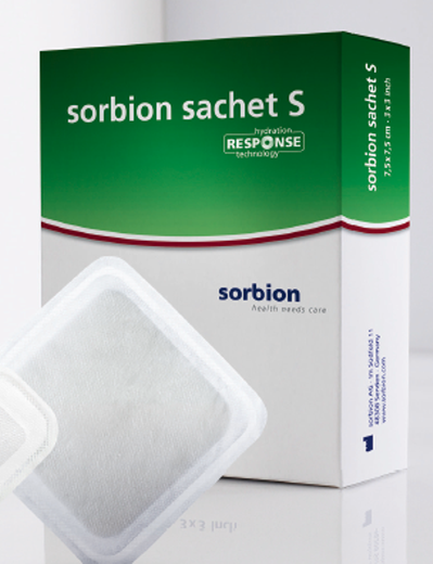 Cutimed® Sorbion® Sachet S Hydroactive Wound Dressing, 8 x 8 inch, 1 Carton of 10 (Advanced Wound Care) - Img 1