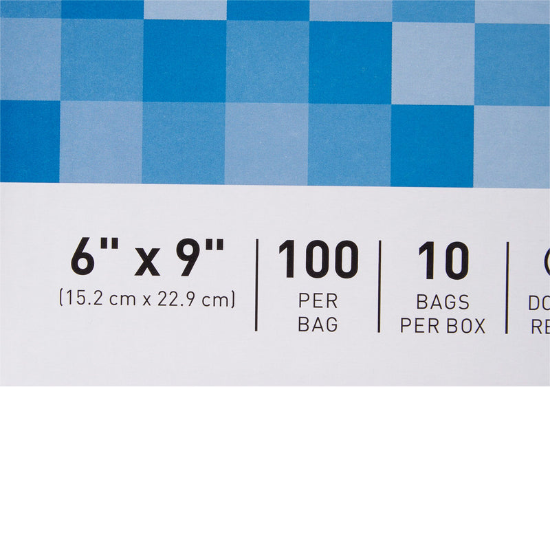 McKesson Zip Closure Bag, 6 x 9 Inches, 1 Box of 10 (Bags) - Img 7