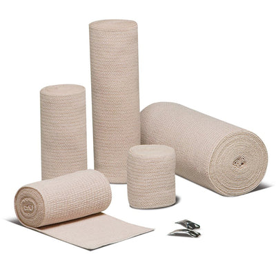 REB® LF Clip Detached Closure Elastic Bandage, 2 Inch x 5 Yard, 1 Case of 60 (General Wound Care) - Img 2