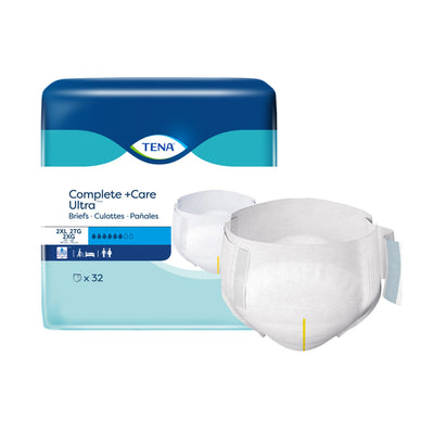 TENA Complete +Care Ultra™ Incontinence Brief, 2X-Large, 1 Pack of 32 () - Img 1