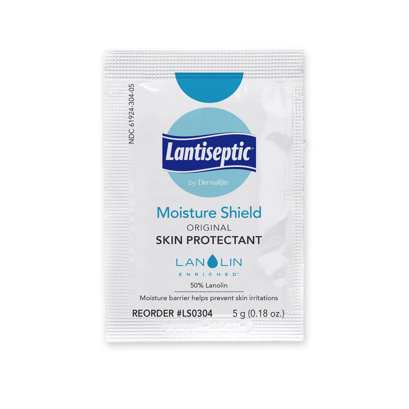 Lantiseptic Skin Protectant, 50% Lanolin, Unscented Ointment, 5 g Individual Packet, 1 Pack of 144 (Skin Care) - Img 1