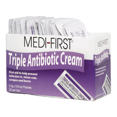 Medi-First® Bacitracin / Neomycin / Polymyxin B First Aid Antibiotic, 1 Box of 25 (Over the Counter) - Img 6