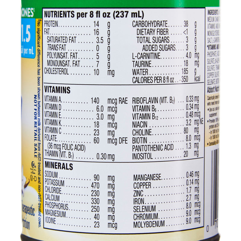 PediaSure® 1.5 Cal Vanilla Pediatric Oral Supplement / Tube Feeding Formula, 8 oz. Can, 1 Each () - Img 3