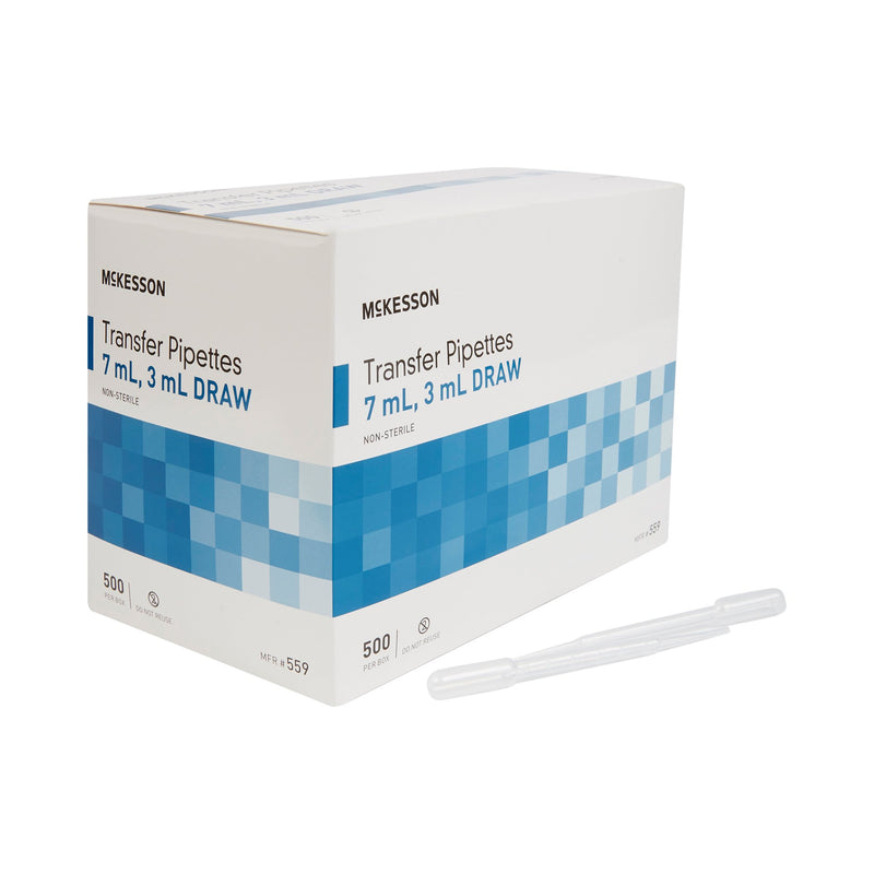 McKesson Transfer Pipette, 3 mL Draw Volume, 1 Box (Laboratory Glassware and Plasticware) - Img 9