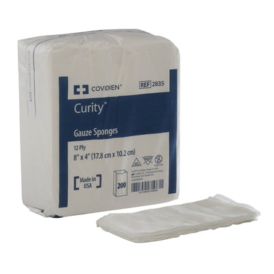 Curity™ NonSterile USP Type VII Gauze Sponge, 4 x 8 Inch, 1 Case of 2000 (General Wound Care) - Img 1