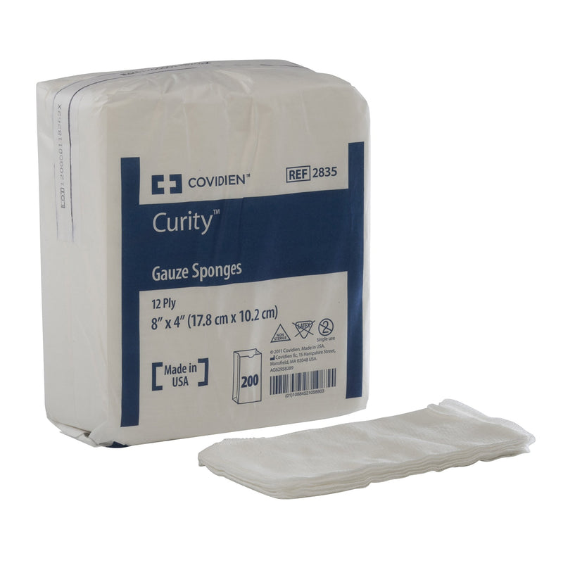 Curity™ NonSterile USP Type VII Gauze Sponge, 4 x 8 Inch, 1 Bag of 200 (General Wound Care) - Img 1