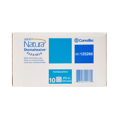 Sur-Fit Natura® Colostomy Barrier With 1 7/8-2½ Inch Stoma Opening, Tan, 1 Each (Barriers) - Img 4