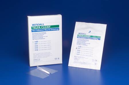 Telfa™ Clear Non-Adherent Dressing, 12 x 12 Inch, 1 Box of 25 (General Wound Care) - Img 1