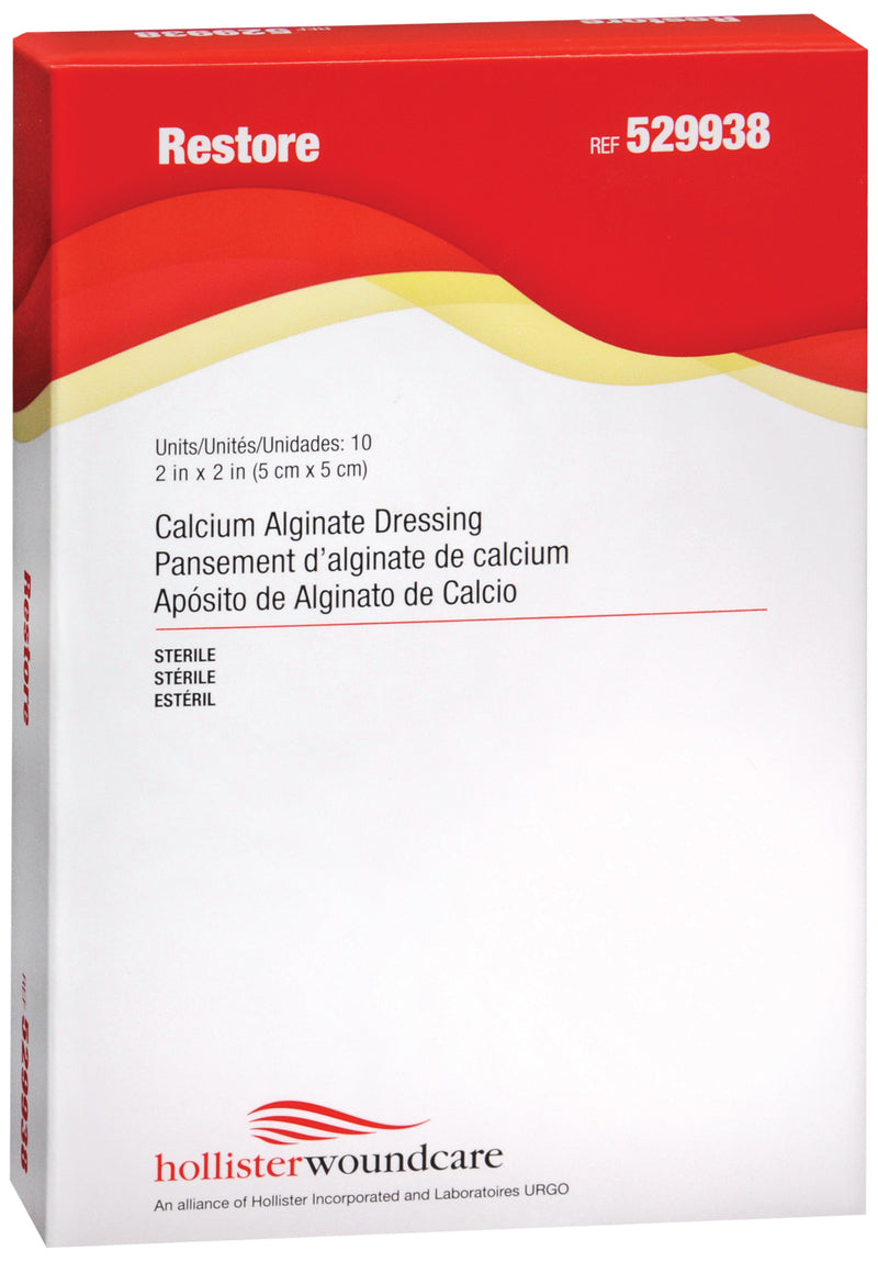 Restore™ Calcium Alginate Dressing, 2 x 2 Inch, 1 Each (Advanced Wound Care) - Img 1