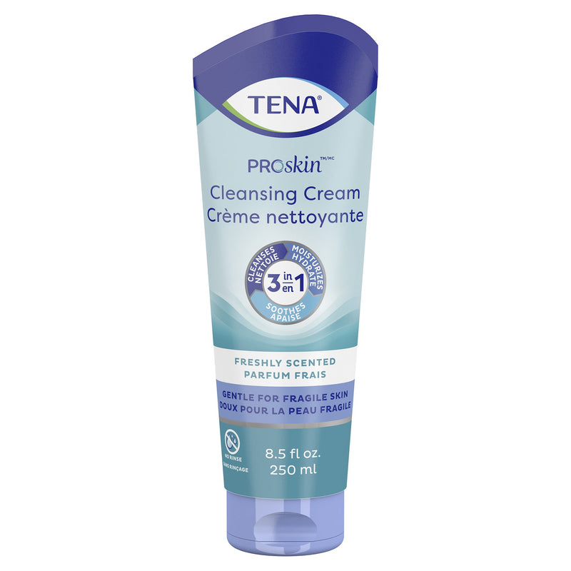 Tena® Body Wash Cleansing Cream, Alcohol-Free, White, 3-in-1 Formula, 8.5 oz, Mild Scent, 1 Each (Skin Care) - Img 1