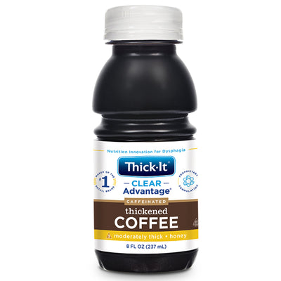 Thick-It® Clear Advantage® Honey Consistency Coffee Thickened Beverage, 8-ounce Bottle, 1 Case of 24 (Nutritionals) - Img 1