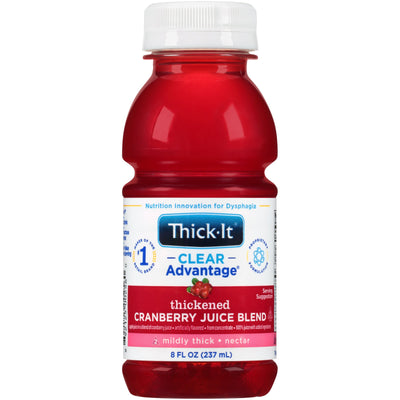 Thick-It® Clear Advantage® Nectar Consistency Cranberry Thickened Beverage, 8 oz. Bottle, 1 Each (Nutritionals) - Img 1