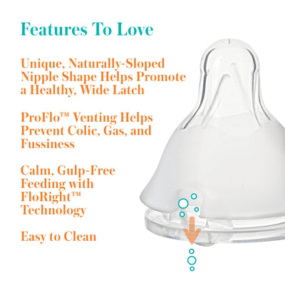Evenflo® Feeding Balance + Standard Neck Baby Bottle, 9 oz., 1 Case of 12 (Feeding Supplies) - Img 4