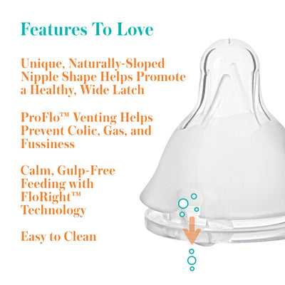 Evenflo® Feeding Balance + Standard Neck Baby Bottle, 9 oz., 1 Pack (Feeding Supplies) - Img 4