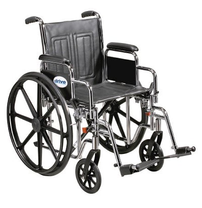 drive™ Sentra EC HD Bariatric Wheelchair, 20-Inch Seat Width, 1 Each (Mobility) - Img 1