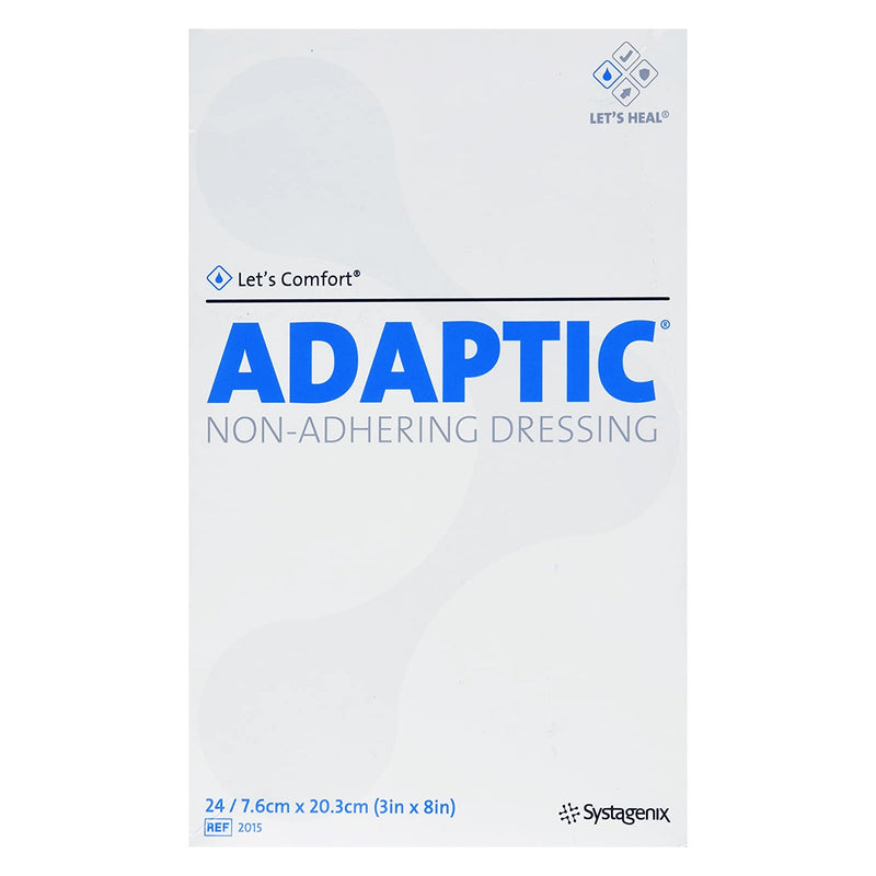 3M™ Adaptic™ Oil Emulsion Impregnated Dressing, 3 x 8 Inch, 1 Box of 24 (Advanced Wound Care) - Img 1