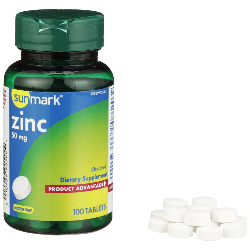 sunmark® Zinc Mineral Supplement, 1 Bottle (Over the Counter) - Img 1