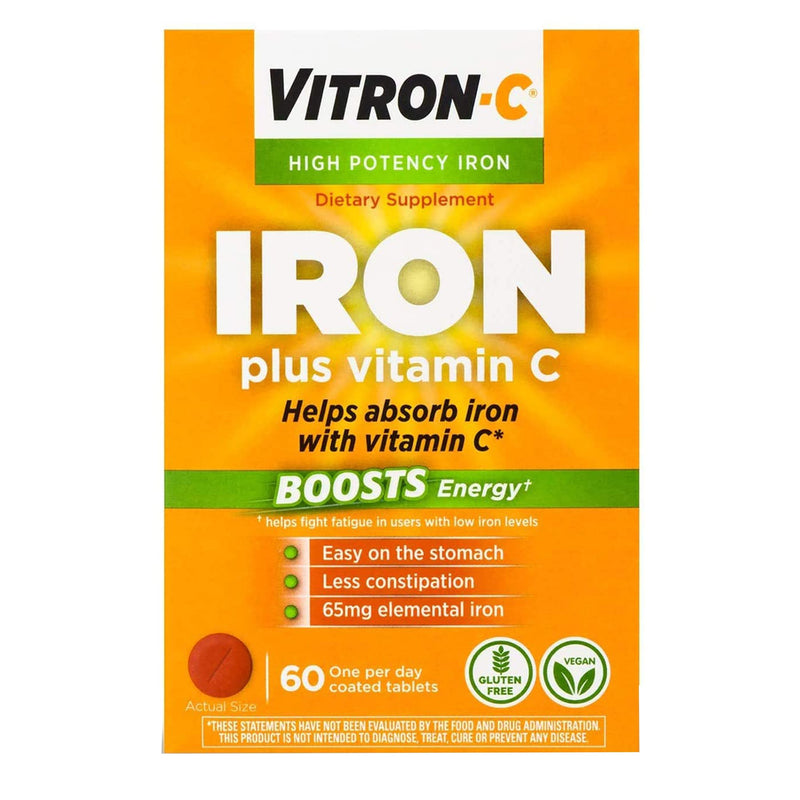 Vitron-C® Ascorbic Acid / Iron Supplement, 1 Bottle (Over the Counter) - Img 1