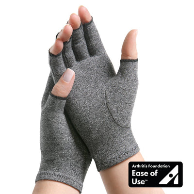 IMAK® Compression Arthritis Glove, Extra Large, Gray, 1 Box (Compression Gloves) - Img 4