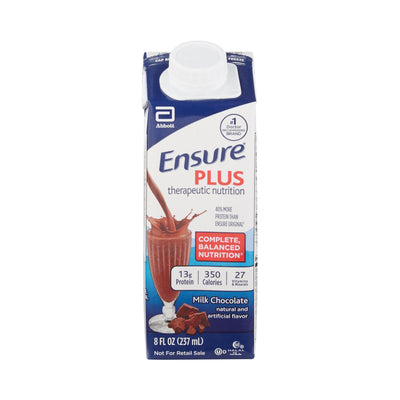 Ensure Plus Chocolate Oral Supplement, 8-oz Carton, 1 Each (Nutritionals) - Img 1
