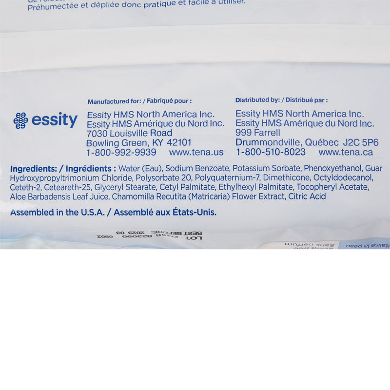 Tena Ultra Unscented Washcloths, 1 Pack of 48 (Skin Care) - Img 3