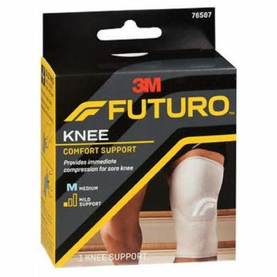 3M FUTURO Knee Support, Elastic, Pull-On, Gray, Medium, 1 Each (Immobilizers, Splints and Supports) - Img 2