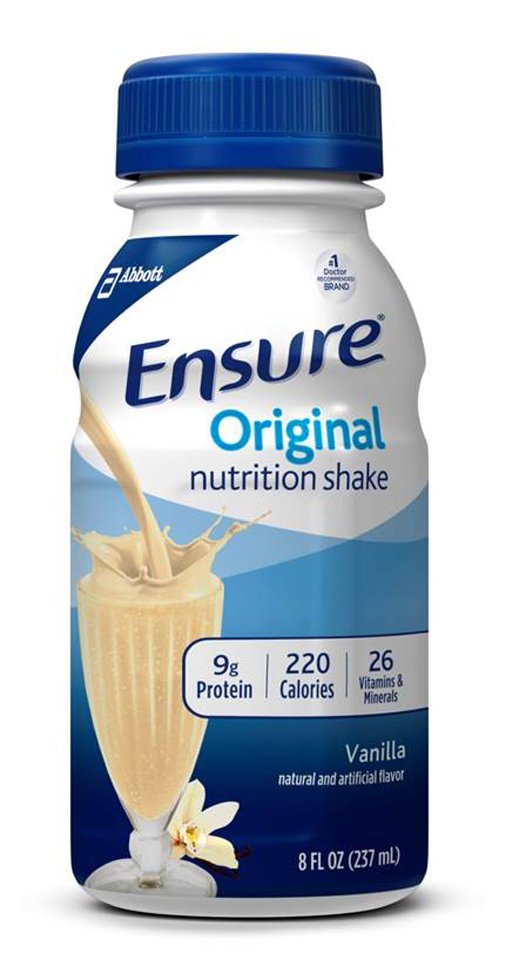 Ensure® Original Shake Vanilla Oral Supplement, 8 oz. Bottle, 1 Case of 16 (Nutritionals) - Img 1