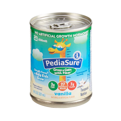 PediaSure® Grow & Gain with Fiber Vanilla Pediatric Oral Supplement, 8 oz. Can, 1 Each () - Img 1