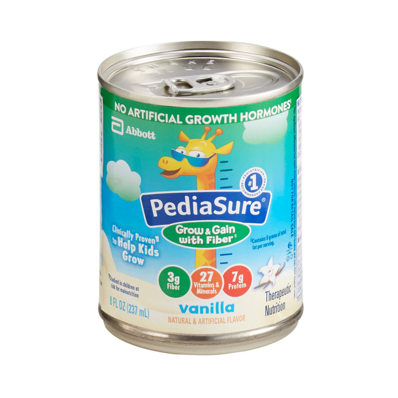 PediaSure® Grow & Gain with Fiber Vanilla Pediatric Oral Supplement, 8 oz. Can, 1 Case of 24 () - Img 1
