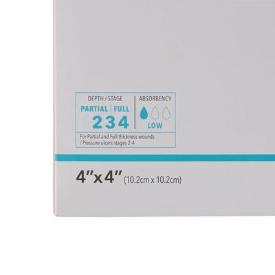 DermaFilm® Hydrocolloid Dressing, 4 x 4 Inch, 1 Each (Advanced Wound Care) - Img 4