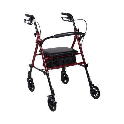 McKesson 4 Wheel Rollator, 1 Each (Mobility) - Img 5