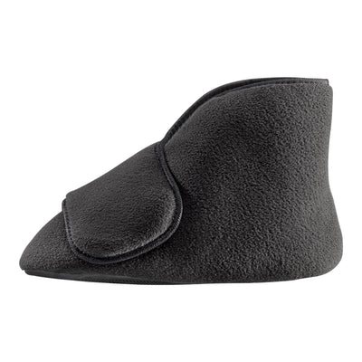 Silverts® Deep and Wide Diabetic Bootie Slippers, Black, Small, 1 Pair (Slippers and Slipper Socks) - Img 3