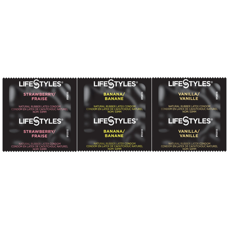 Lifestyles® Condom, Assorted Flavors, 1 Case (Over the Counter) - Img 1