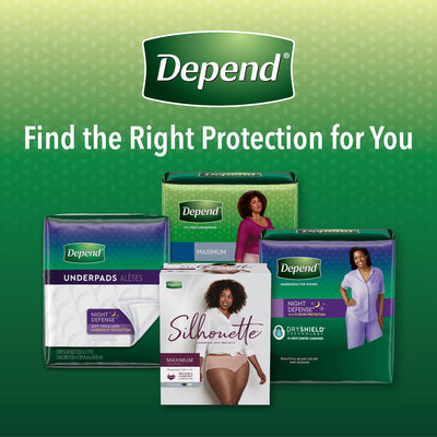 Depend® FIT-FLEX® Womens Absorbent Underwear, Medium, Tan, 1 Case of 36 () - Img 10