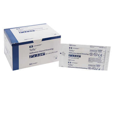 Telfa™ White Adhesive Strip, 2 x 3-3/4 Inch, 1 Each () - Img 1