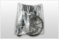 Elkay Plastics® Walker Equipment Cover on Roll, For Use With Walkers / Wheelchairs / Commode, 45 in. L x 50 in. W, LDPE, 1 Roll (Mobility) - Img 1