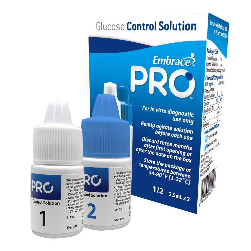 Embrace® Pro Control Solution, 1 Vial (Diabetes Monitoring) - Img 1