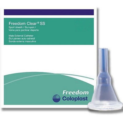 Coloplast Freedom Clear® SS Male External Catheter, Large, 1 Each (Catheters and Sheaths) - Img 1
