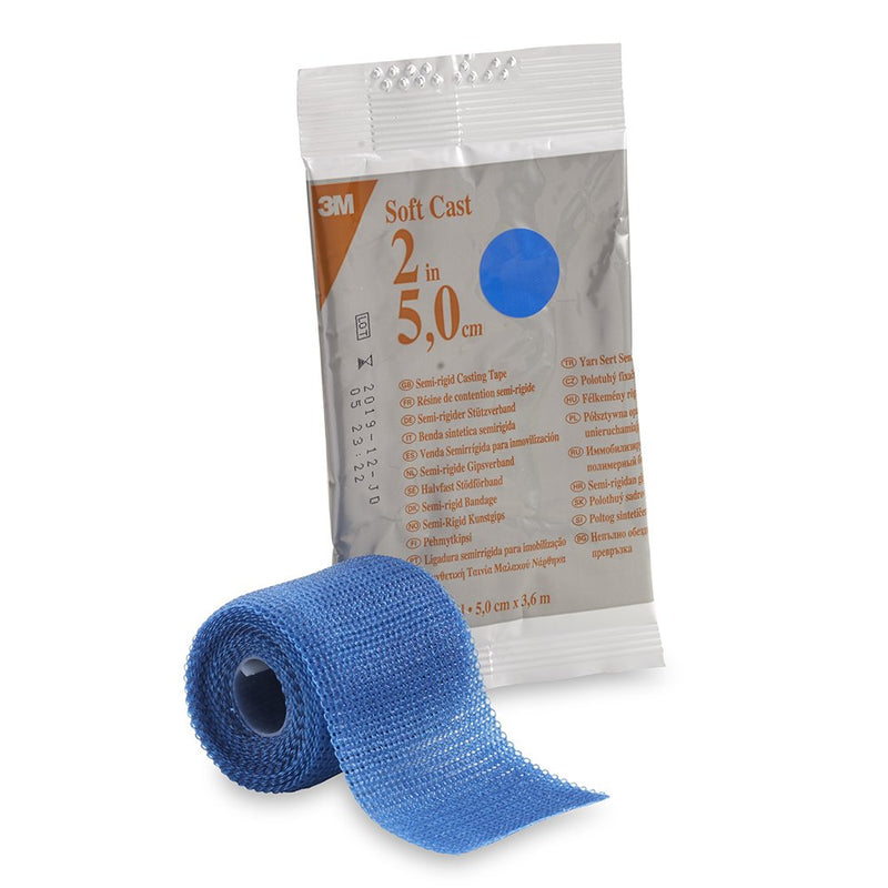 3M™ Scotchcast™ Soft Cast Tape, Blue, 2 Inch x 12 Foot, 1 Each (Casting) - Img 1