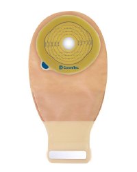 Esteem® + One-Piece Drainable Beige Ostomy Pouch, 12 Inch Length, 1-3/8 Inch Stoma, 1 Box of 10 (Ostomy Pouches) - Img 1
