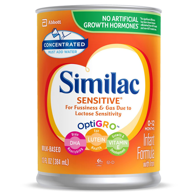 Similac® Sensitive® Infant Formula, 13 oz. Can, 1 Case of 12 () - Img 1