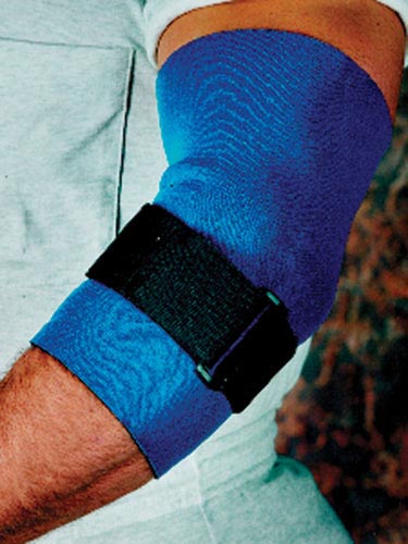 Tennis Elbow Sleeve Neoprene Medium 10 -11  Sportaid (Golf-Tennis/ Elbow Supports) - Img 1