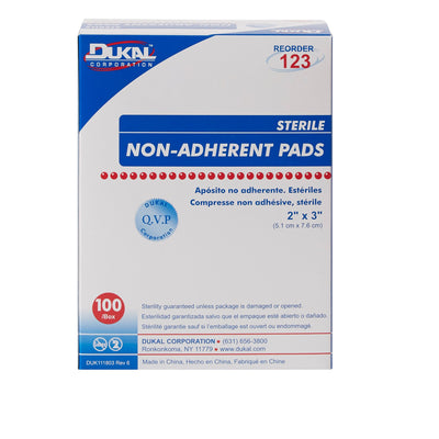 Dukal™ Non-Adherent Dressing, 2 x 3 Inch, 1 Box of 100 (General Wound Care) - Img 3