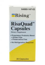 RisaQuad™ Probiotic Dietary Supplement, 1 Bottle (Over the Counter) - Img 1