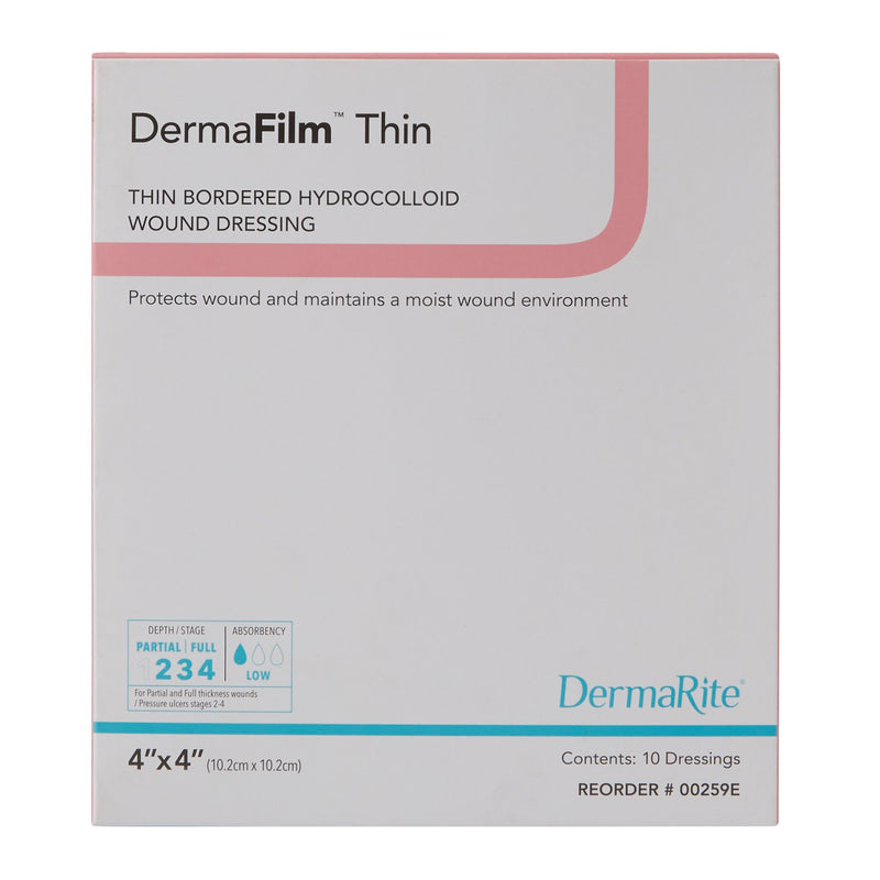 DermaFilm® Hydrocolloid Dressing, 4 x 4 Inch, 1 Each (Advanced Wound Care) - Img 2