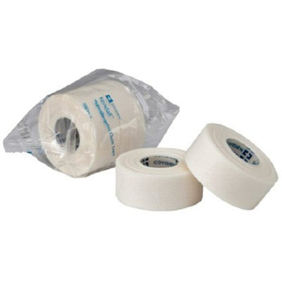 Kendall™ Hypoallergenic Cloth Medical Tape, 4 Inch x 10 Yard, White, 1 Case of 12 (General Wound Care) - Img 1